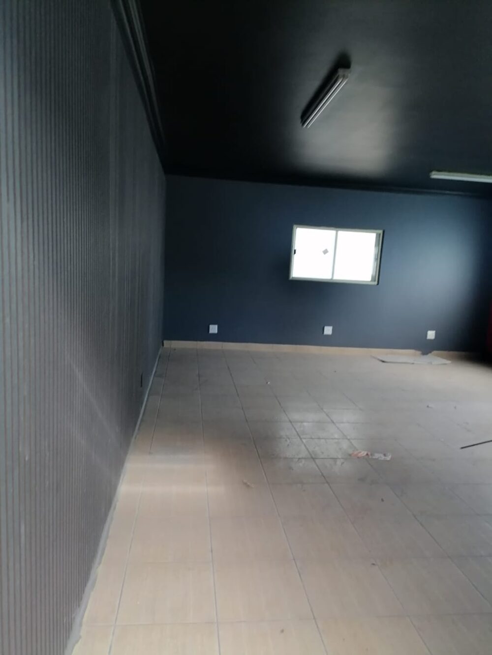 Completed tile work