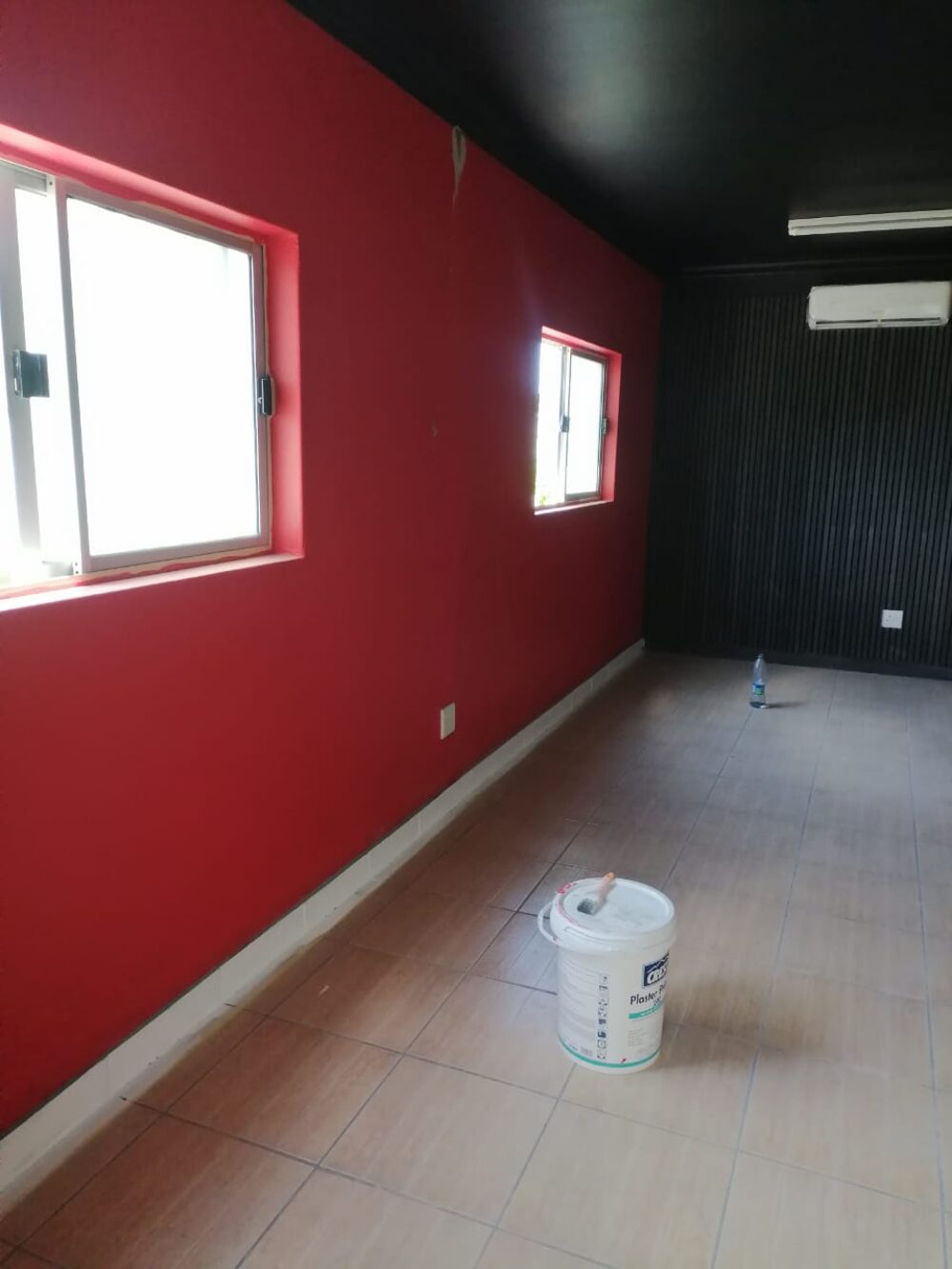 Interior house studio painting